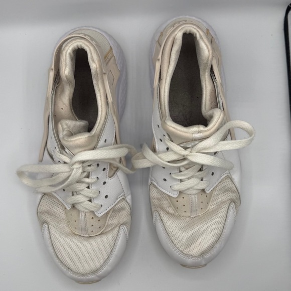 Nike Air Huarache Run GS Women 7Y White‎ Sneakers Streetwear Athleisure Casual - Picture 5 of 12